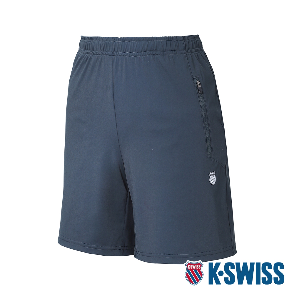 K-SWISS WHL Shorts 冰絲運動短褲-女-藍