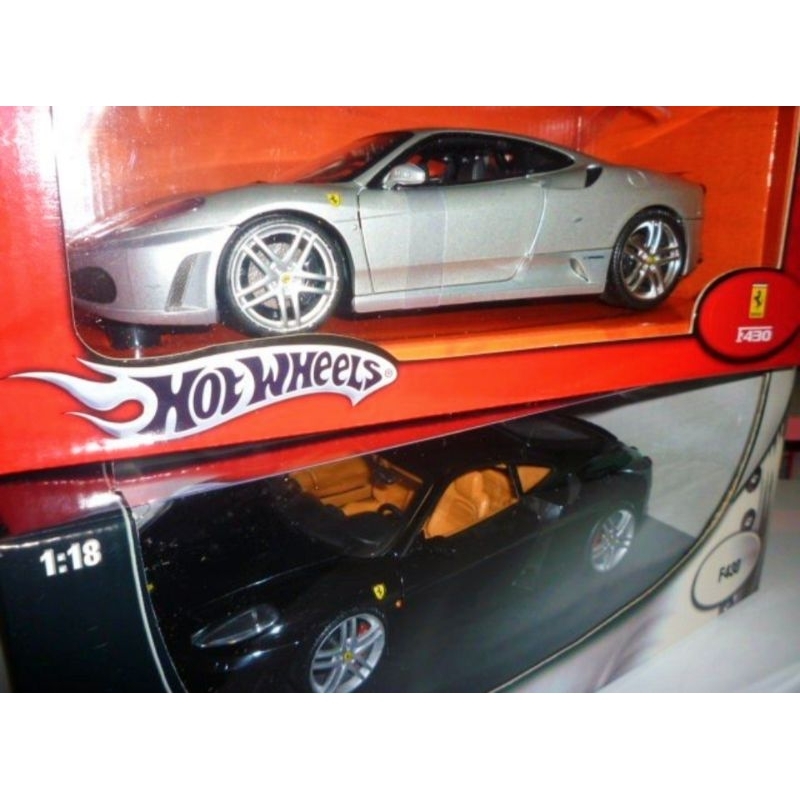 首富車房}1:18 法拉利 F430 黑風火輪 絕版已久~再度空運來台!!!!