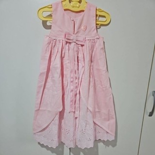 why and 1/2 全新普普熊背心洋裝65cm