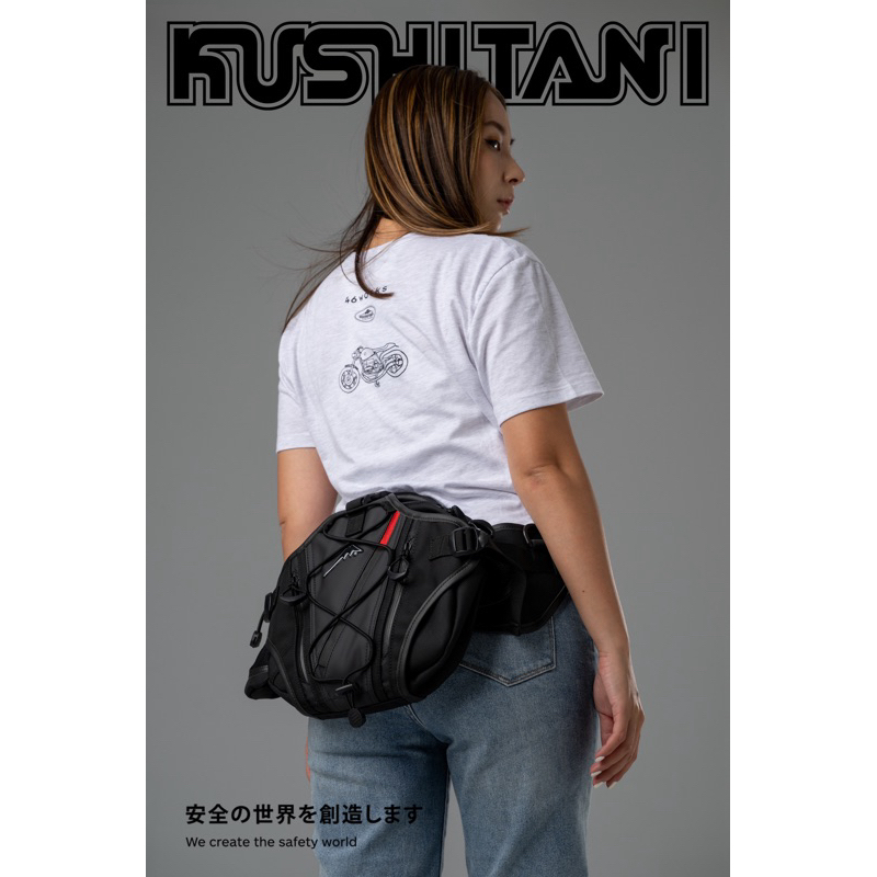 KUSHITANI K-3601 / K-3601L / K-3586後繼款 經典騎士臀包 富士山 大容量 可手提/後背