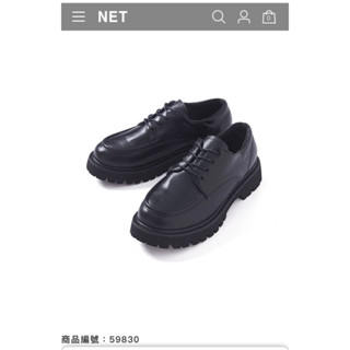 全新 NET 皮質很軟耐久站❤️綁帶牛津厚底樂福跟鞋📦 樂福鞋 老爹鞋 小皮鞋