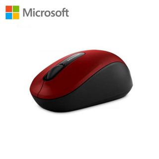 微軟 MICROSOFT 無線 藍芽4.0 藍芽 行動滑鼠 3600 向捲動滾輪 左右手一樣舒適 紅 PN7-00020