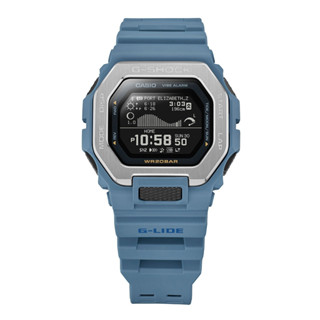 CASIO 卡西歐 G-SHOCK 藍芽 夏日海洋 潮汐方形 電子腕錶 (GBX-100-2A)