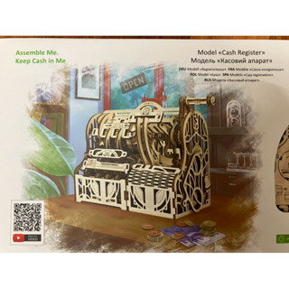 ［二手全新］《UGEARS》 凱西收銀機 木製DIY模型 立體拼圖 3D組裝模型