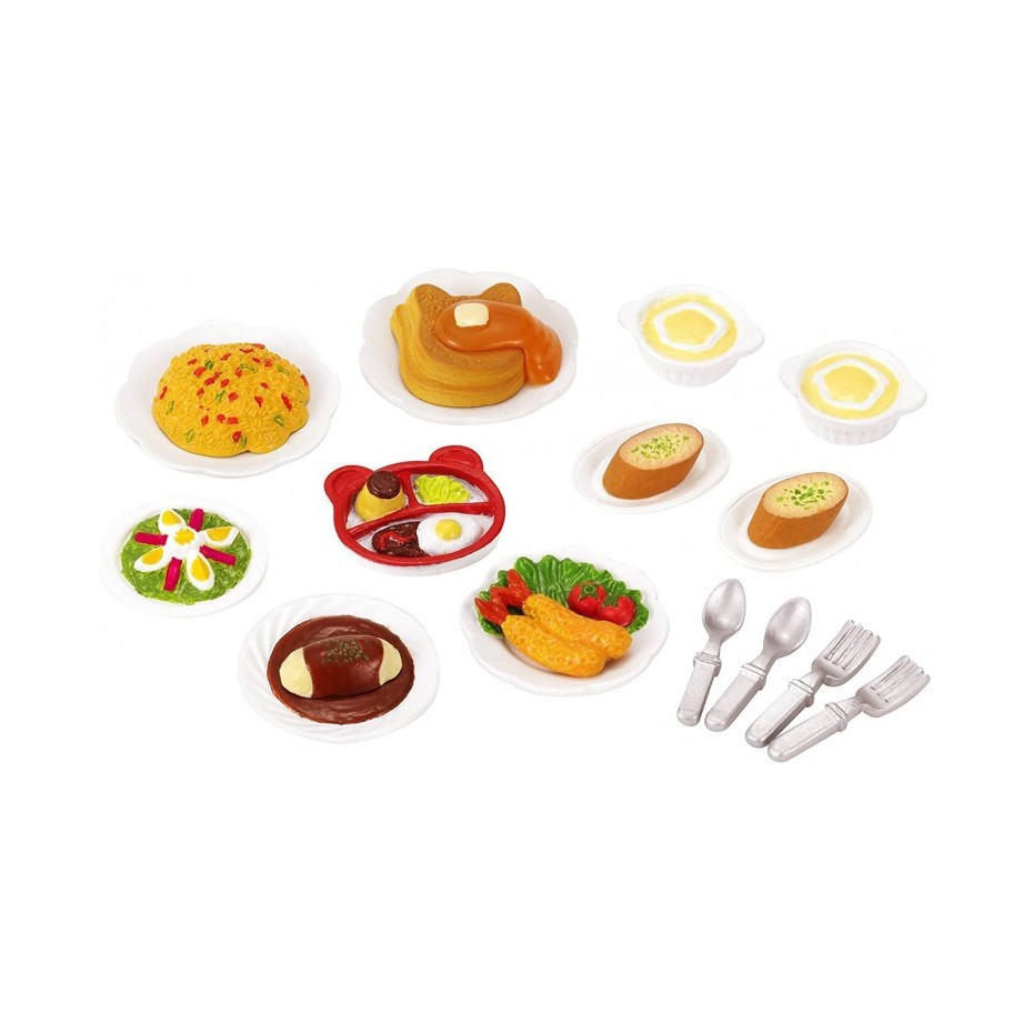 Sylvanian Families日本森林家族 美食甜點廚房配件 午餐套組 家家酒玩具
