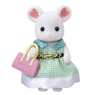 Sylvanian Families日本森林家族 人物配件 TOWN棉花糖鼠小姐 家家酒玩具
