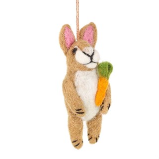 尼泊爾 felt so good 手工羊毛氈吊飾/ 復活節兔子雷吉娜 eslite誠品