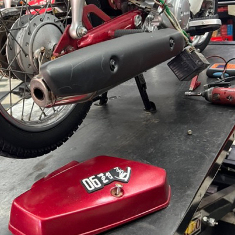 C125排氣管 修改 宗申125 金旺90 金旺直上 cub 90 Honda