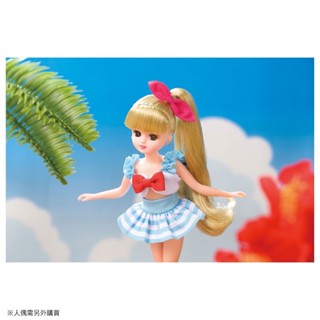 licca日本莉卡娃娃 人物穿搭系列配件 夏日海灘水手服泳裝組 家家酒玩具