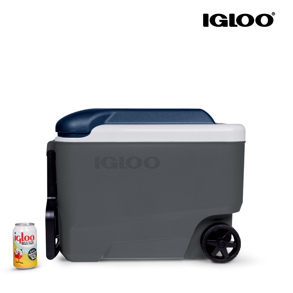 IGLOO MAXCOLD 系列五日鮮 40QT(38L) 拉桿冰桶 34226 / 保鮮 保冷 保冰 生鮮購物 烤肉
