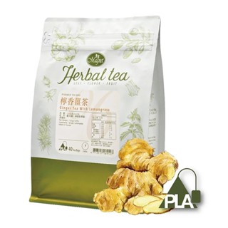 【肥麥莉】曼寧 檸香薑茶 40入/袋 "無咖啡因" 袋裝