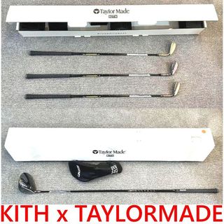 BLACK全新KITH x TAYLORMAD碳纖維GOLF金銀銅高爾夫球桿