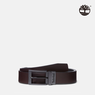 Timberland 男款棕色38MM 雙麵皮帶|A1CMN214