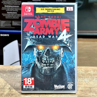 【四葉草電玩】全新 24小時內出貨 NS switch 殭屍部隊：死亡戰爭 4 中文版