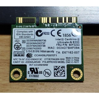 Intel Centrino Ultimate-N 6300 雙頻 無線網路卡 60Y3233