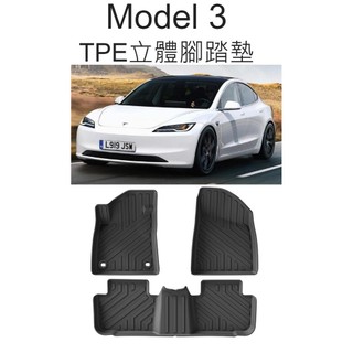 【現貨】👑💗Model 3 - TPE立體腳踏墊 💗👑