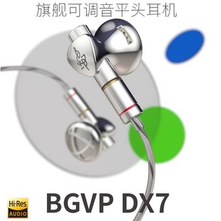 志達電子 BGVP DX7 平頭塞耳機 MMCX 可換線 二合一插頭 可換調音導管