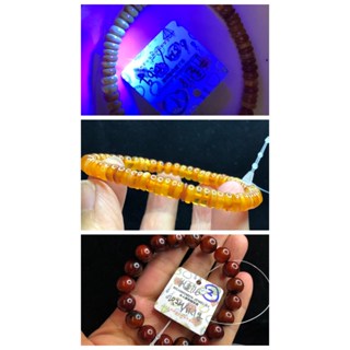 天然琥珀血珀單圈算盤珠圓珠手鍊手串手珠佛珠6.5-10.2mm珠寶玉石寶石首飾飾品