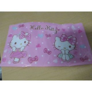 出清二手Hello Kitty放口罩收納袋資料夾檔案夾發票夾收據夾