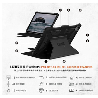 【UAG】iPad Pro 2024 都會款耐衝擊保護殼(13吋)