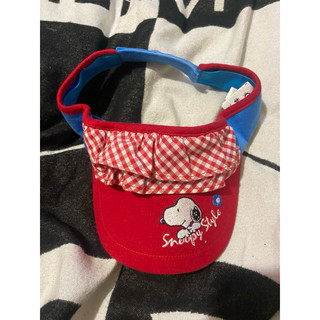 二手 古著 Snoopy 史努比 kid 小童 兒童 遮陽帽 網球帽 cap 52cm