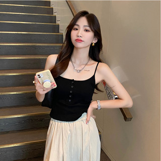 愛依依 純棉背心 性感吊帶 無袖背心 內搭 打底衫 夏季帶胸墊胸罩一體式外穿美背內衣打底上衣TBF07-6114.