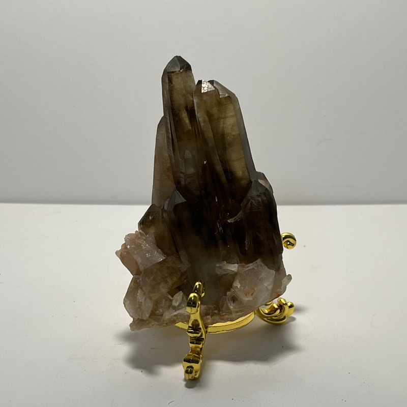 【精選水晶】Ye#68玻利維亞茶水晶簇 晶牙透光 可站附座