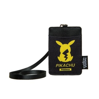 【OUTDOOR】寶可夢Pokémon潮黑皮卡丘卡片證件套-黑色