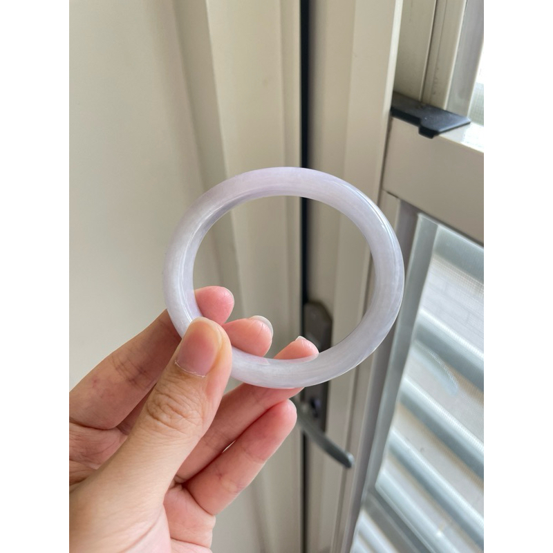 天然A貨翡翠57.8細潤滿紫大貴妃手鐲 | 綠果翡翠·珊瑚玉