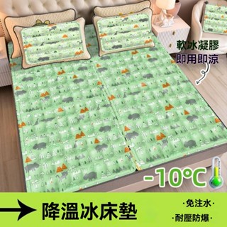 臺灣出貨 夏天冰涼墊 坐墊 涼涼水墊 爬行水床 降溫墊 冰墊 冰涼軟墊 防曬透氣清涼午睡冰墊車用枕頭宿舍降溫神器製冷