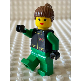 LEGO樂高 二手 絕版 城市系列 4056 鐵路快車 經典人偶 女孩 ext016