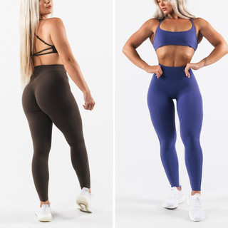 英國代購🇬🇧Alphalete Aura Leggings 高腰包覆運動褲 修身提臀 健身緊身褲 蜜桃臀