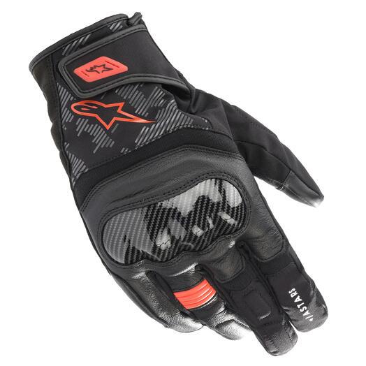 Alpinestars SMX Z DRYSTAR GLOVES  防水防摔 觸控 碳纖短手套【黑紅L現貨｜立昇台北】