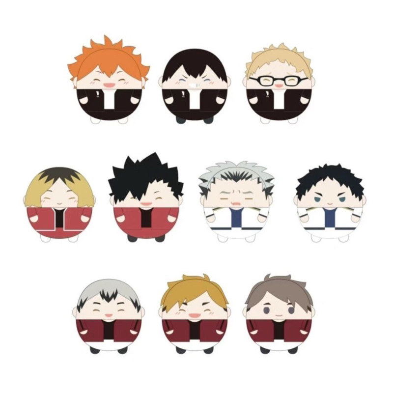 （現貨）排球少年 圓滾滾娃娃吊飾 日向 影山 赤葦 木兔 黑尾 研磨 宮治 宮治（日本正品）