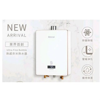 高雄送安裝 林內16公升 強排數位恆溫熱水器 RUA-UC1628WF 超美白色鏡面玻璃觸控面板 UFB 日本美膚核心