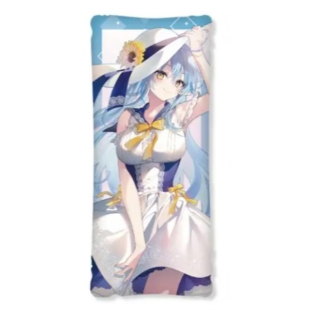 【hololive】日版 抱枕 GIGO限定 雪花菈米 雪花ラミィ ホロライブ 菈米 ねぽらぼ 長抱枕 靠枕 靠墊