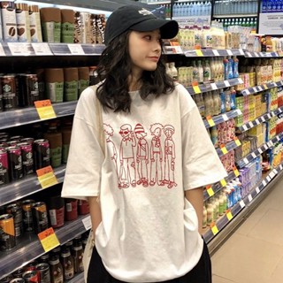美式街頭印花寬鬆T-SHIRT 短袖上衣 休閒上衣 休閒舒適 輕鬆百搭 夏日T恤 臺灣賣家 快速出貨 B25-Q077#