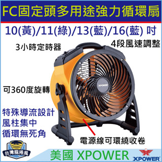 [臺灣龍捲風-免運費] XPOWER 強力循環扇 電風扇 固定頭 FC-100 FC-200 FC-300 FC-420