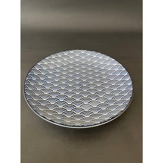 有發票/東昇瓷器餐具=大同強化瓷器海波浪9吋圓盤 P1291-155