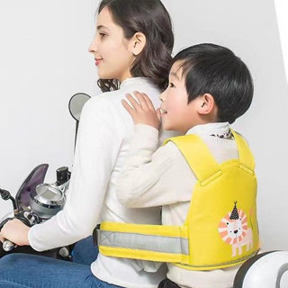 【優選精品】寶寶電瓶車單電動摩托車兒童安全帶小孩綁帶防摔神器座椅固定背帶機車ins日韓風 UO6Q