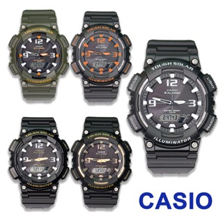 【WANgT】CASIO 卡西歐 AQ-S810W 沉穩大款 戶外運動 太陽能電力 雙顯 多色 指標錶 手錶 48mm