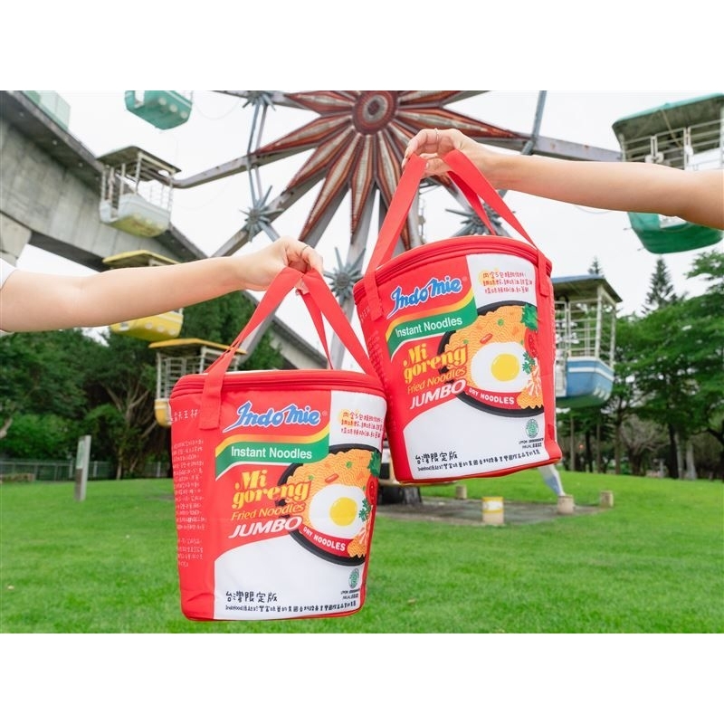 現貨全新未拆7-11印尼神級炒麵營多麵Indomie營多巨無霸天王杯 杯麵泡麵 購物袋保冷袋/含泡麵