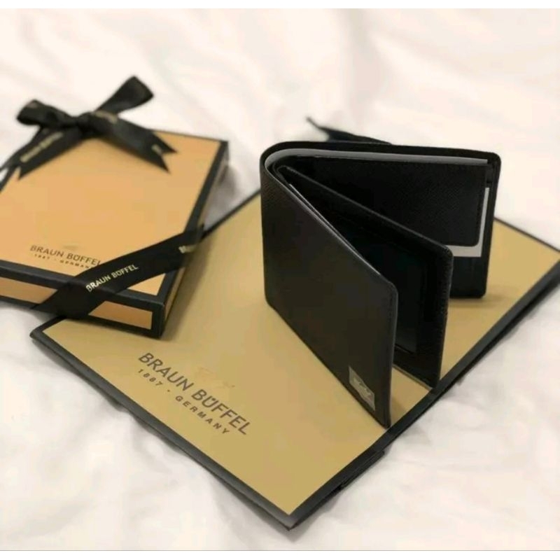 全新 正品 附發票 BRAUN BUFFEL 德國小金牛 4卡零錢袋皮夾 全色系