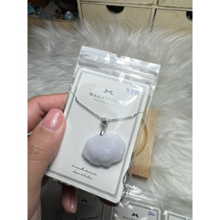 翡翠項鍊 蓮花翡翠 緬甸A貨