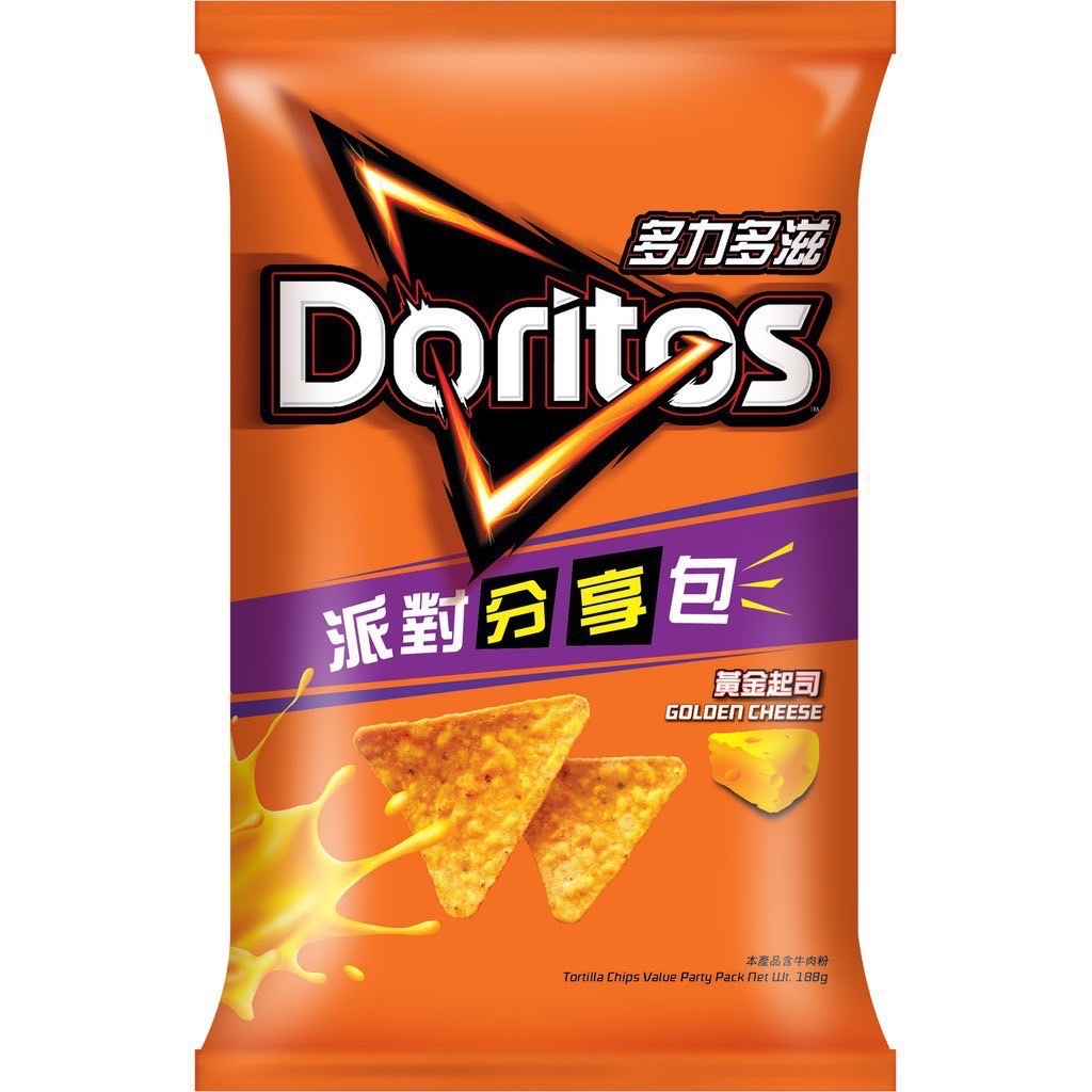(零食小舖)Doritos多力多滋 玉米片派對包 黃金 起司(即期品)