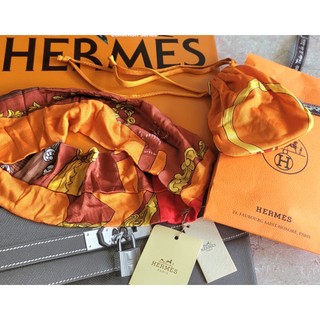 ~HERMES 全新 絲巾髮帶