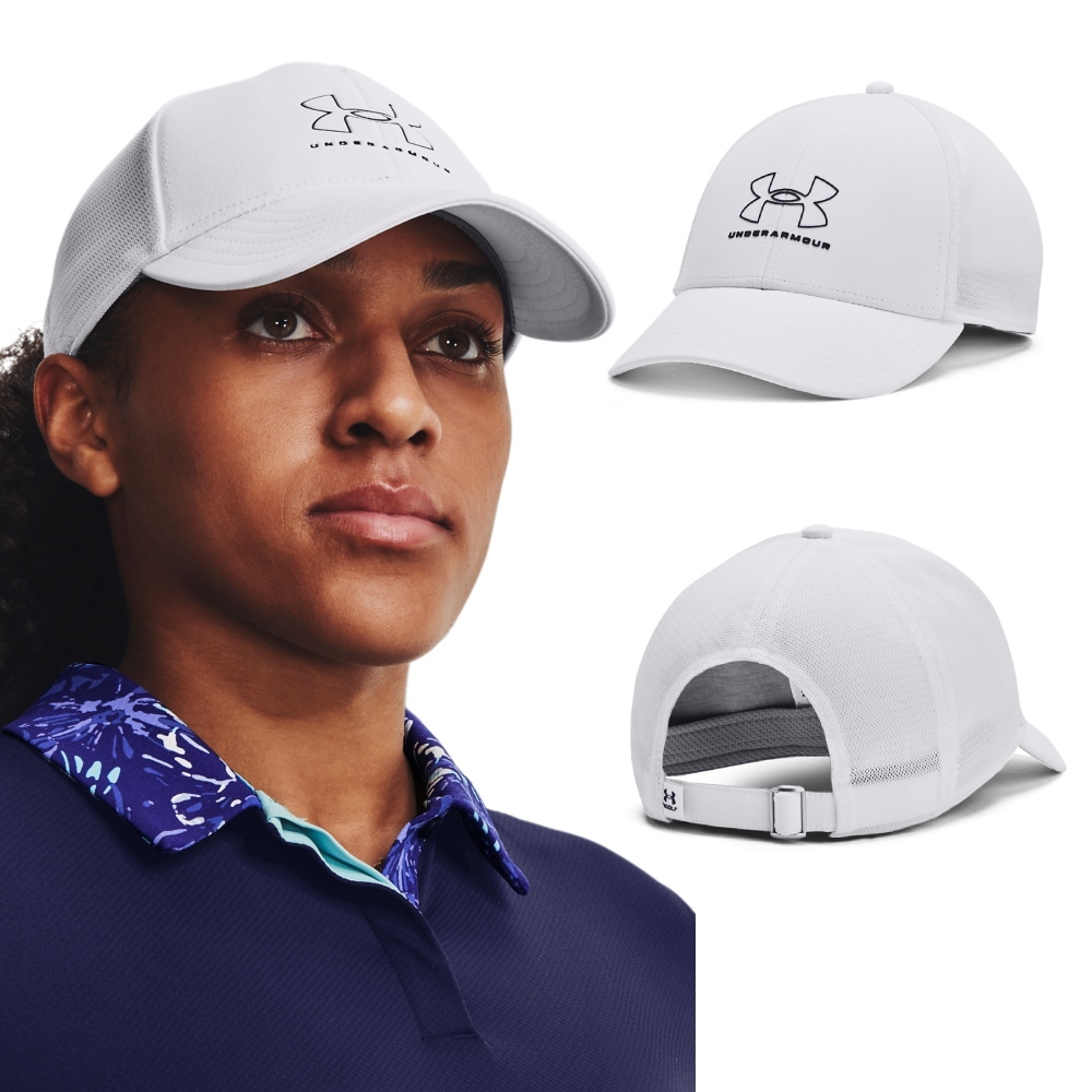 【UNDER ARMOUR】UA 女 Iso-chill Driver 高爾夫球帽_1369802-100