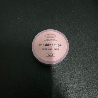 SOME MOOD DESIGN Color mood masking tape silm 紙膠帶