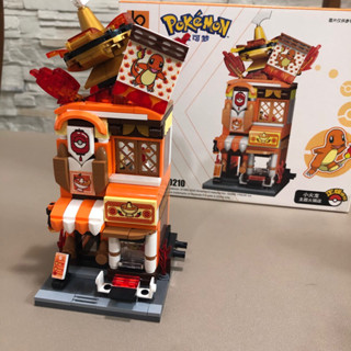 POKEMON 寶可夢 小火龍 傑尼龜 寶可夢系列積木 二手