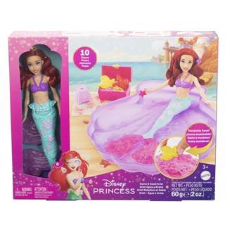 MATTEL 迪士尼公主- 愛麗兒與貝殼水池組合 娃娃 正版 美泰兒